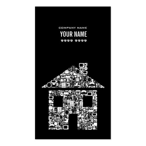Professional House Real Estate Photo Business Card (front side)