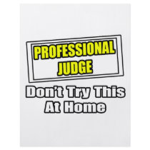 Professional Judge...Don't Try This At Home flyers