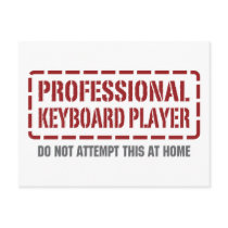 Professional Keyboard Player postcards