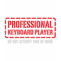 Professional Keyboard Player t-shirts