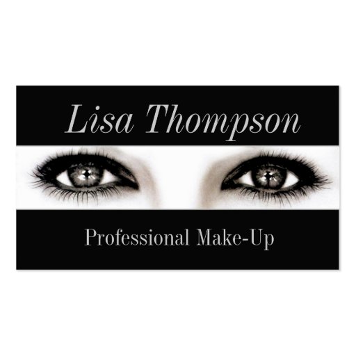 Professional Make-Up Artist / Makeup Business Card (front side)