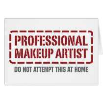 Professional Makeup Artist Card