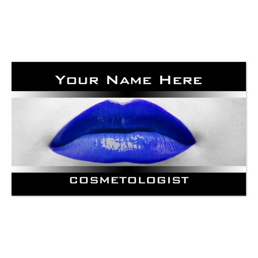 Professional MakeUp Business Cards (front side)