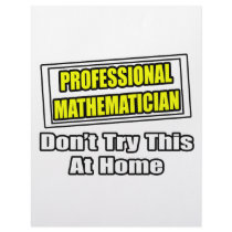 Professional Mathematician...Don't Try This letterhead by Mathematician_Shirts Professional Mathematician...Don't Try This letterhead