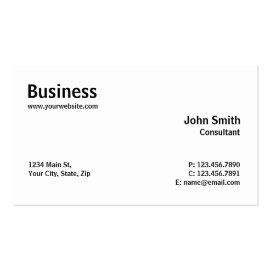 Professional Modern Plain Simple Computer Repair Business Card