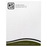 Professional Monogram Business Letterhead