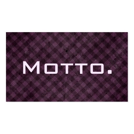 Professional Motto Business Card No.7 Zazzle