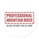 Professional Mountain Biker Stickers