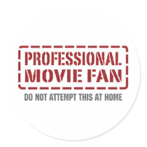 Professional Movie Fan stickers by 1000suns Professional Movie Fan stickers