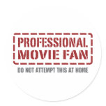 Professional Movie Fan stickers