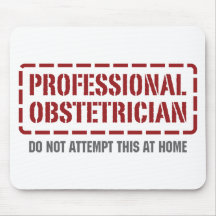 Professional Obstetrician Mouse Mat