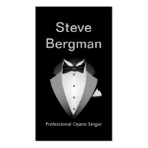 Professional Opera Singer Business Card
