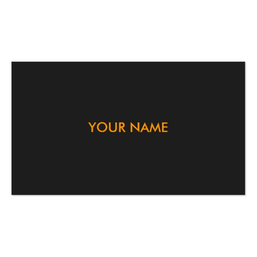 professional orange 2 business card templates (back side)