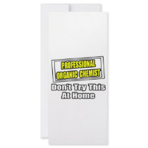 Professional Organic Chemist...Joke rack cards by OrganicChemistShirts Professional Organic Chemist...Joke rack cards
