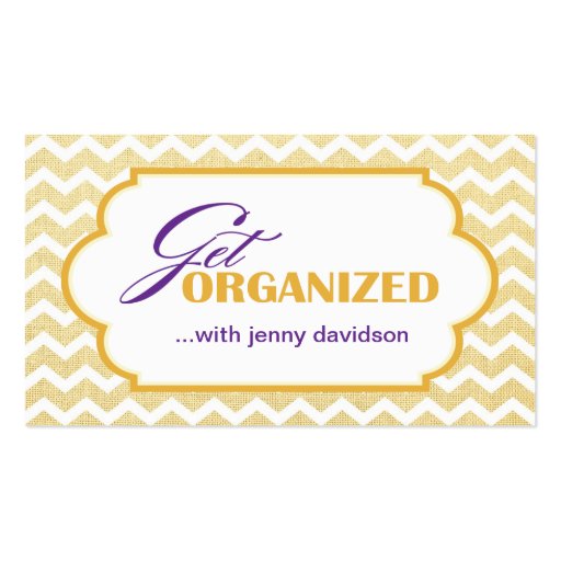 Professional Organizer Business Cards Zazzle