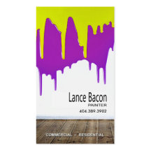Professional Painting, Painters, Home Improvement Business Card Template