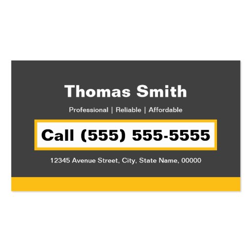 Professional Painting Service Painter Paint Brush Business Card (back side)