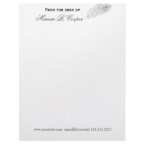 Professional Pen From the Desk Customized Letterhead