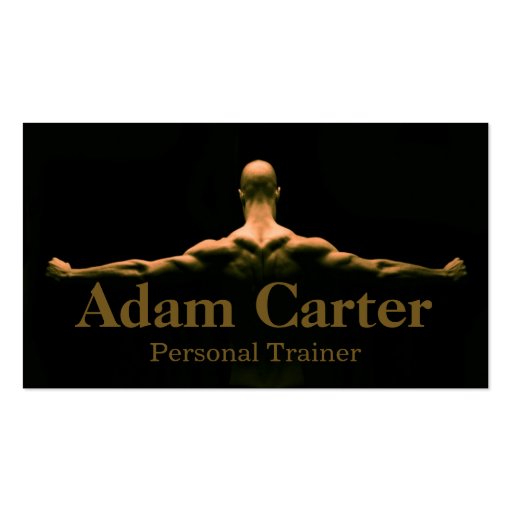 Professional Personal Trainer / Bodybuilder Card Business Card