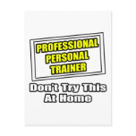 Professional Personal Trainer...Joke Post Cards