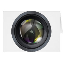 Professional photo lens card
