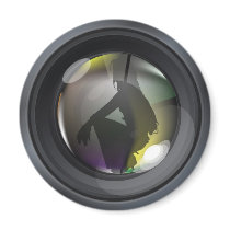 Professional photo lens refrigerator magnets