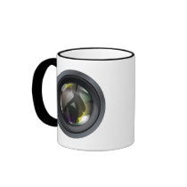 Professional photo lens coffee mugs