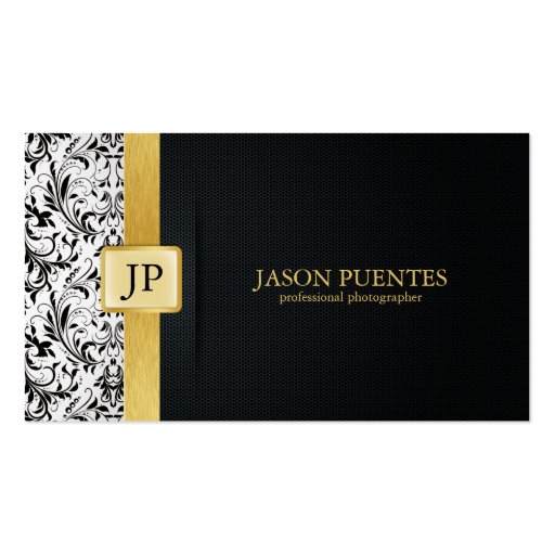 Professional Photographer Business cards (front side)