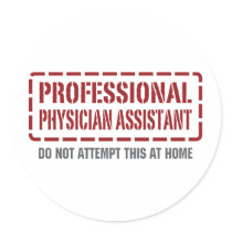 Professional Physician Assistant stickers