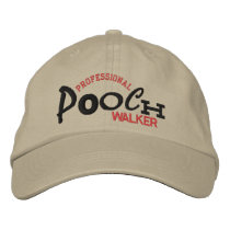 Professional POOCH Walker Embroidery Hat Embroidered Hat