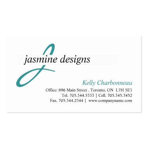 Professional Premium Business Cards (front side)