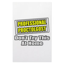 Professional Proctologist...Joke stationery