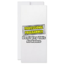 Professional Programmer...Joke rack cards