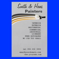 Professional Promotional House Painter Work Flyer