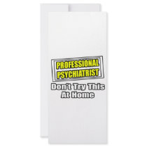 Professional Psychiatrist...Joke Personalized Rack Card