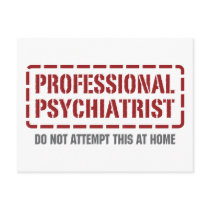 Professional Psychiatrist Postcard