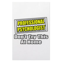 Professional Psychologist...Joke stationery
