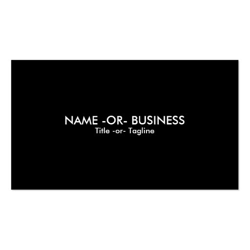 professional QR code Business Card (back side)