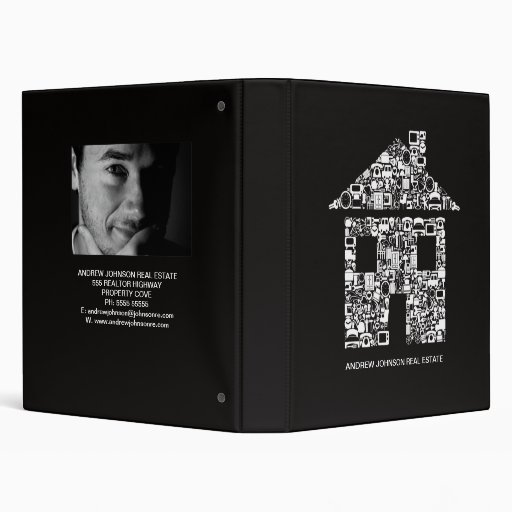 Professional Real Estate Realtor Business Binder Zazzle