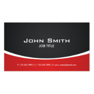 Professional Red Modern Elegant Classy Business Card Templates