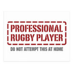 Professional Rugby Player Post Card