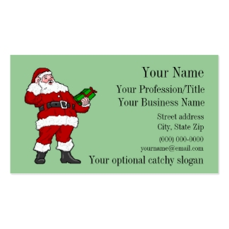 Professional Santa Business Card