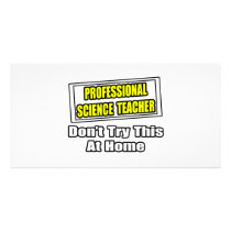 Professional Science Teacher...Joke photo cards