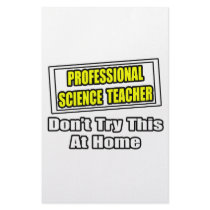 Professional Science Teacher...Joke stationery