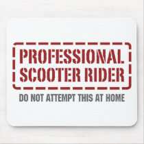 Professional Scooter Rider Mouse Pads