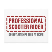 Professional Scooter Rider Postcards