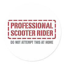 Professional Scooter Rider Sticker