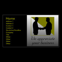 Professional Services Business Cards business cards