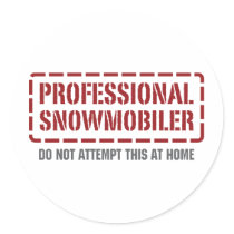 Professional Snowmobiler Sticker