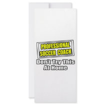 Professional Soccer Coach...Joke rack cards by soccercoachshirts Professional Soccer Coach...Joke rack cards